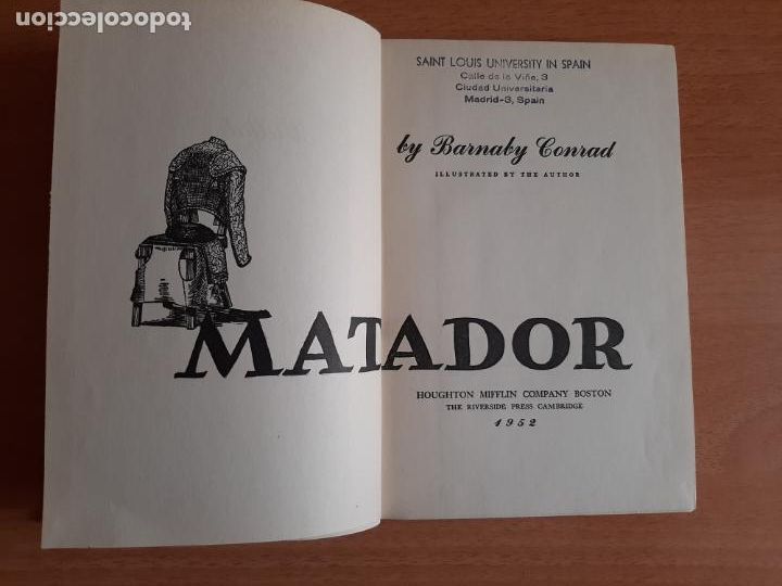 Libros: MATADOR -BARNABY CONRAD - Foto 1