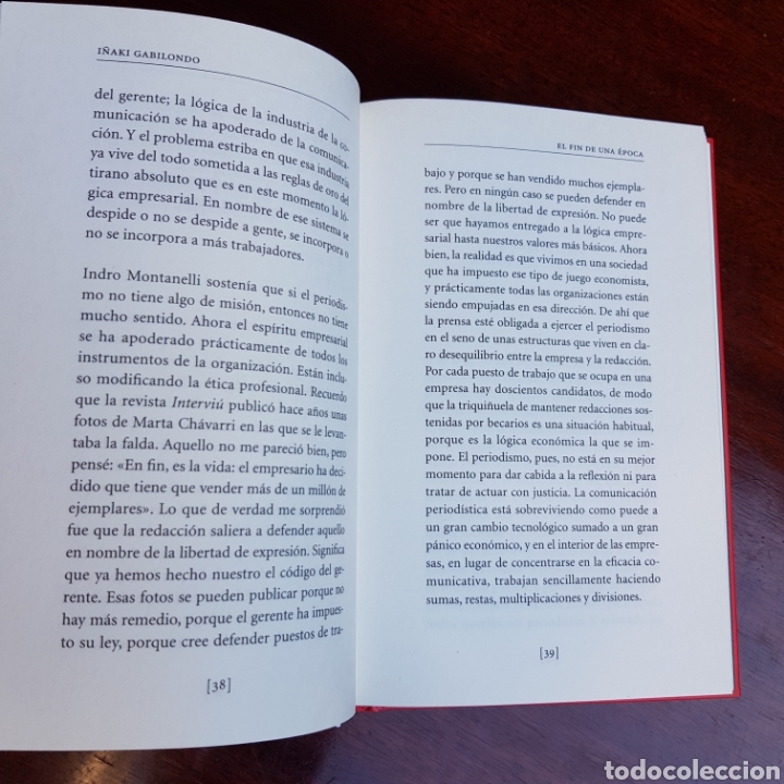Libros: EL FIN DE UNA EPOCA - I&Ntilde;AKI GABILONDO - Foto 6
