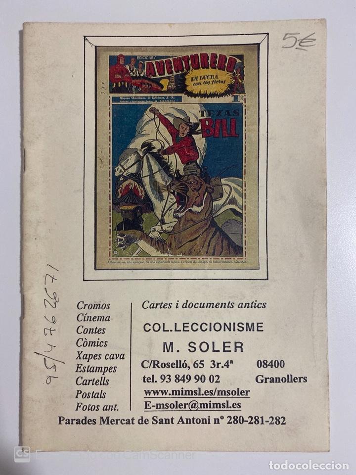Libros: CATALOGO. CARTES I DOCUMENTS ANTICS. COL.LECCIONISME. M.SOLER. PAGS: 28 - Foto 1