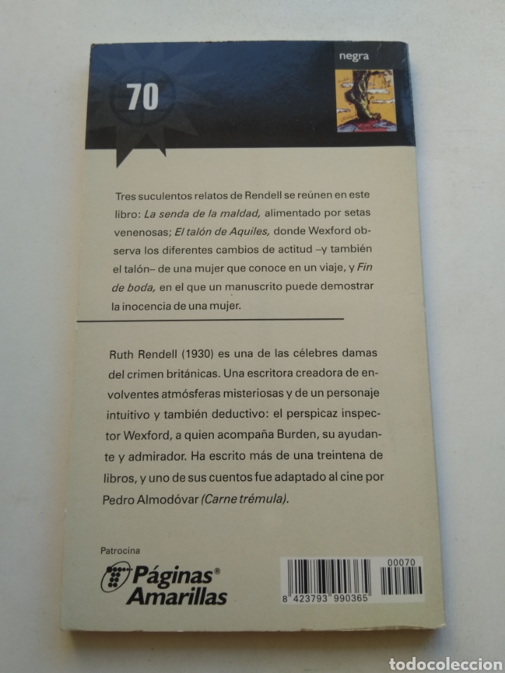 Libros: EL TAL&Oacute;N DE AQUILES/RUTH RENDELL - Foto 2