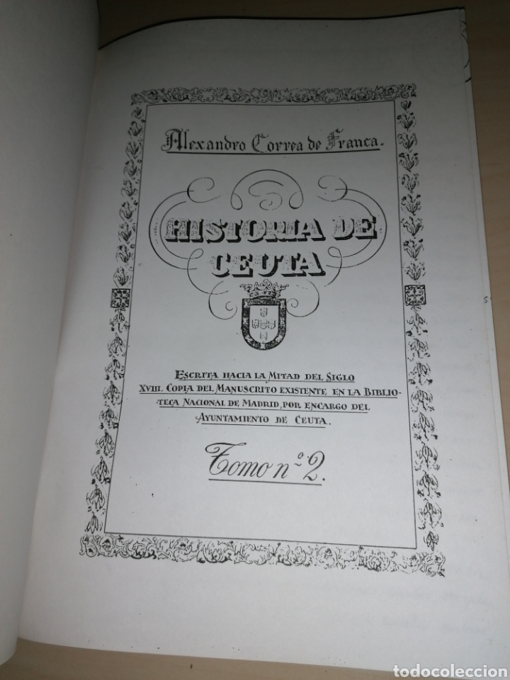 Libros: HISTORIA DE CEUTA - ALEJANDRO CORREA DE FRANCA - Foto 9