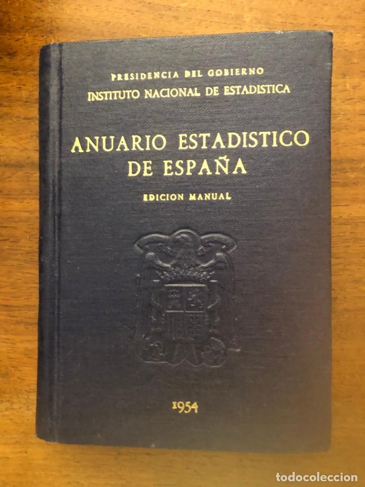 Libros: ANUARIO ESTAD&Iacute;STICO DE ESPA&Ntilde;A 1954 - Foto 1