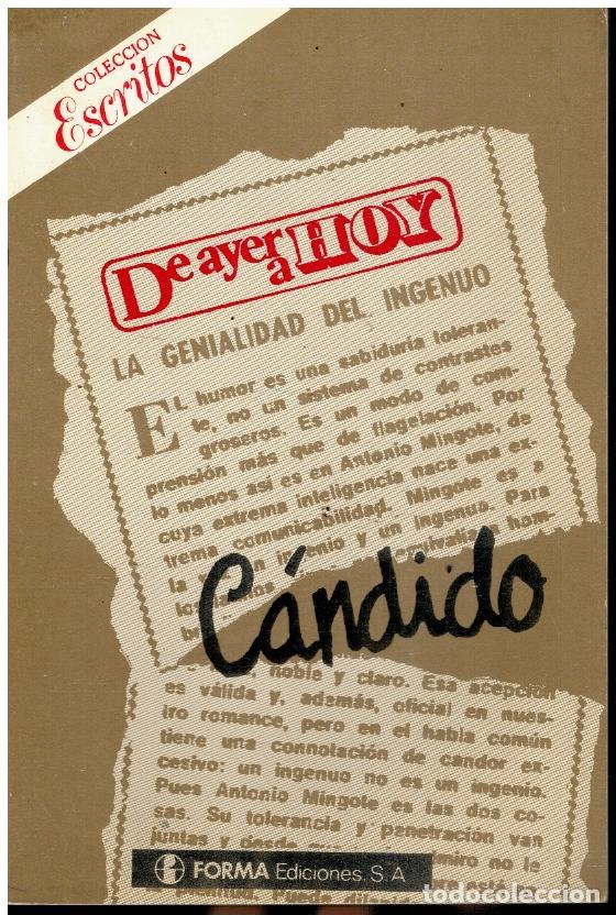 Libros: DE AYER A HOY. Pr&oacute;logo de Luis Calvo. 1&ordf; edici&oacute;n. - Foto 1