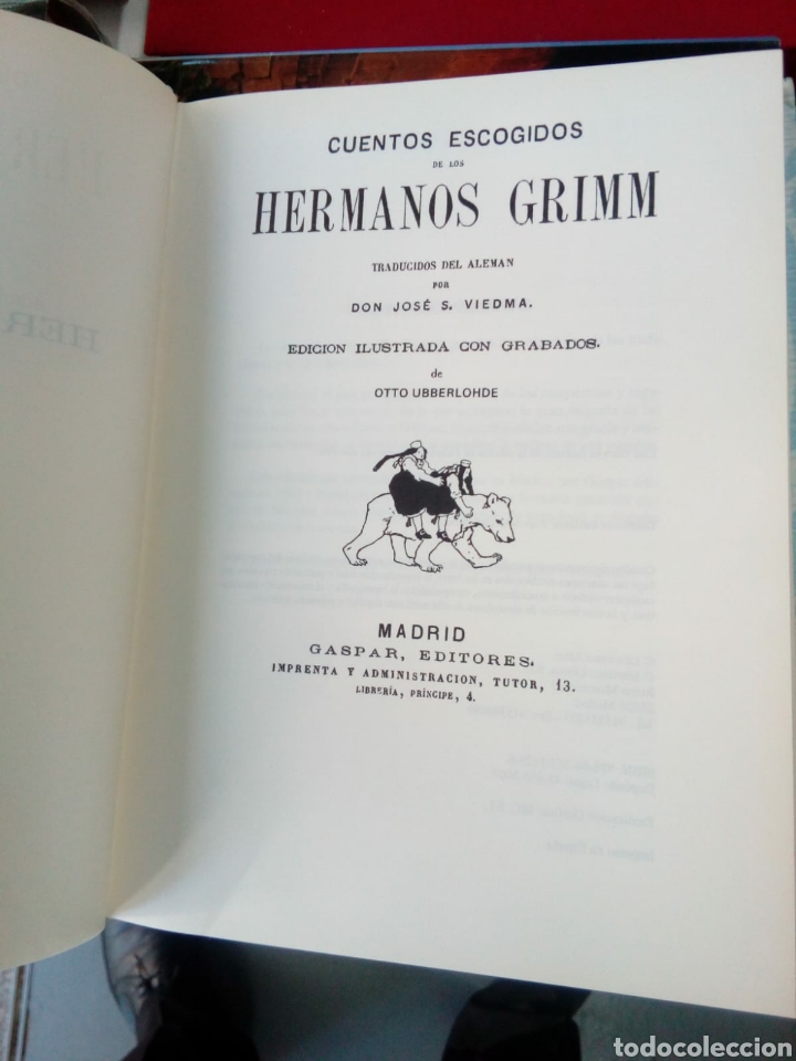 Libros: CUENTOS ESCOGIDOS DE LOS HERMANOS GRIMM - Foto 2