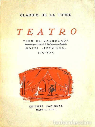 Libros: Teatro - Claudio de la Torre - Foto 1