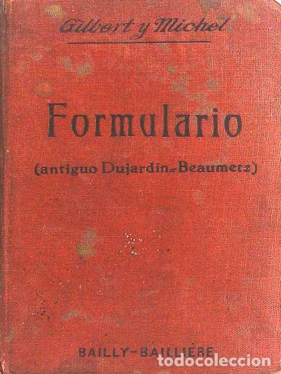 Libros: Formulario (antiguo Dujardin Beaumetz) - Gilbert y Michel - Foto 1