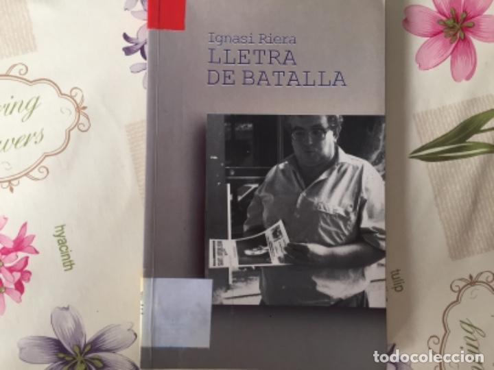 Libros: Lletra de batalla. Ignasi Riera - Foto 1