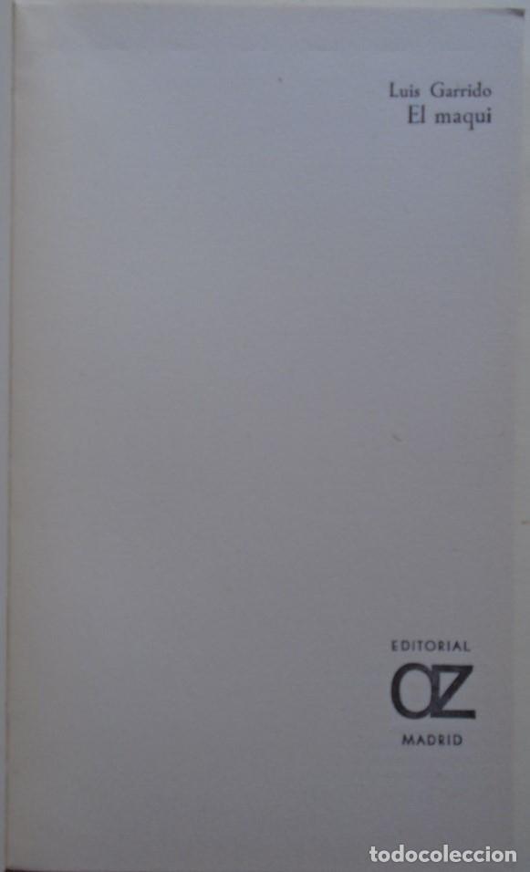 Libros: El Maqui. Narraci&oacute;n. - Garrido, Luis. - Foto 2