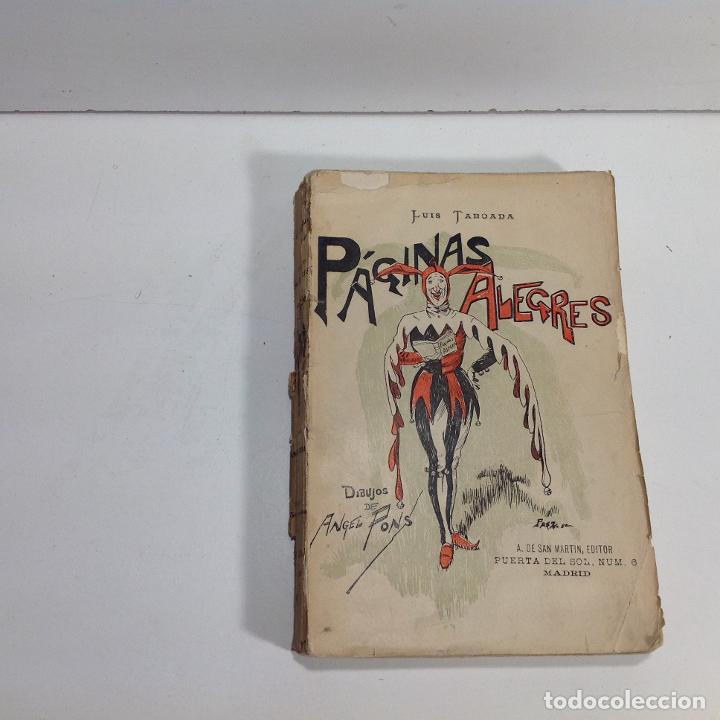 Libros: PAGINAS ALEGRES LUIS TABOADA 189? - Foto 3