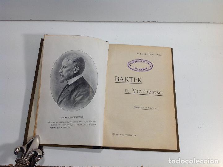 Libros: BARTEK EL VICTORIOSO SIENKIEWICZ ENRIQUE 1902 - Foto 2