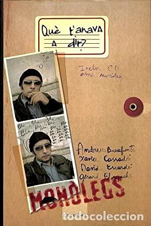Libros: QUE T&acute;ANAVA A DIR?+ CD - Buenafuente,Andreu - Foto 1