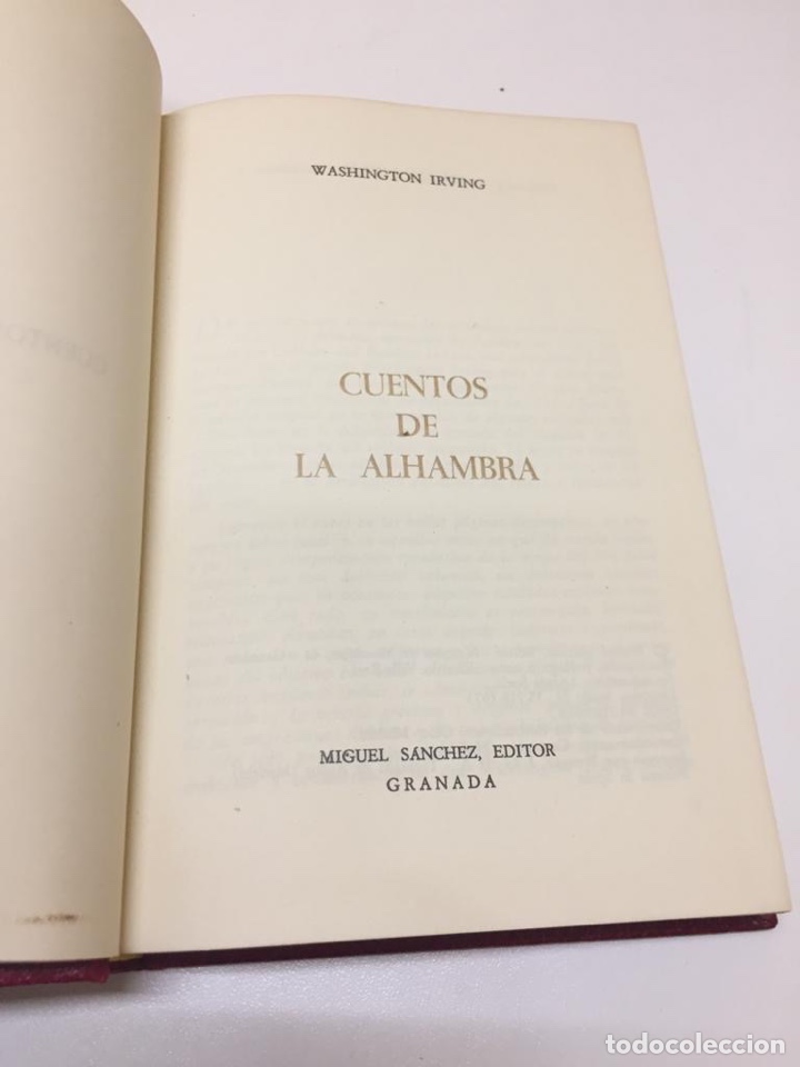 Libros: Cuentos de la Alambra W. Irving - Foto 3