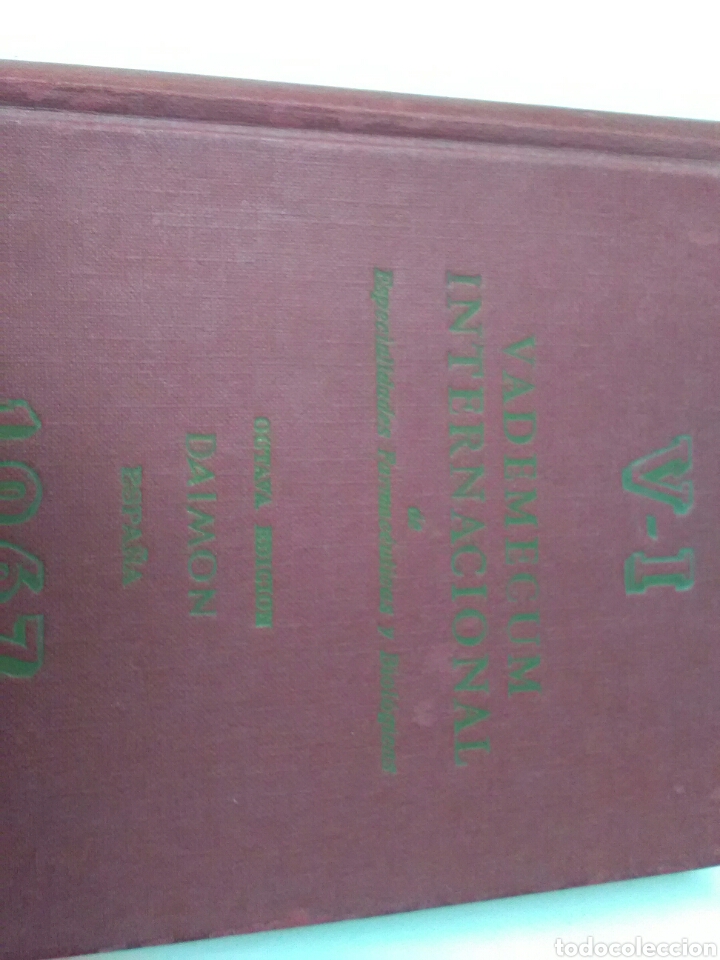 Libros: VADEMECUM INTERNACIPNAL . V.I 1967 . 8a edici&ograve;nEd.Daimon - Foto 2