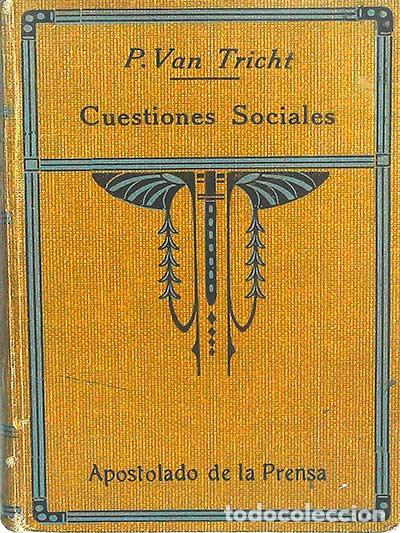 Libros: Cuestiones sociales - P. VICTOR VAN TRICHT - Foto 1