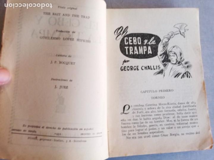 Libros: El cebo en la trampa. George Challis. 1953 - Foto 2