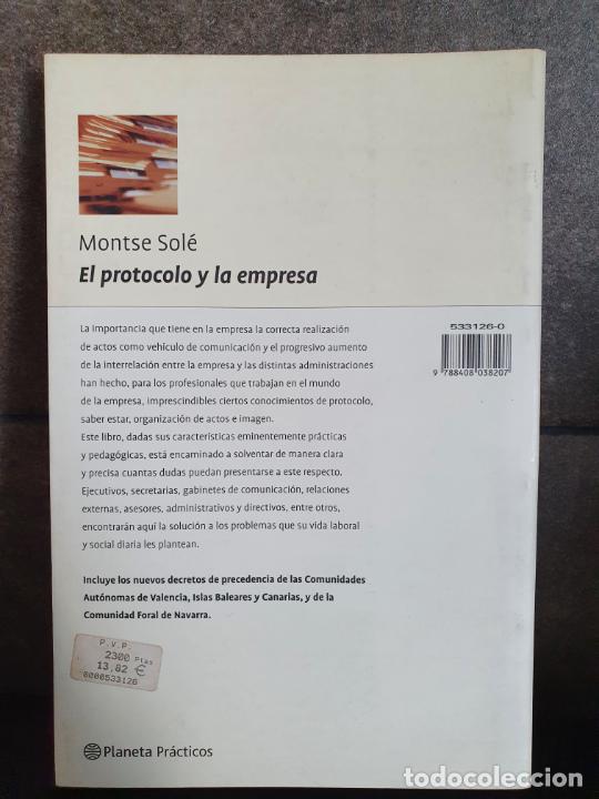 Libros: El protocolo y la empresa (Spanish Edition). Montse Sol&eacute; - Foto 2