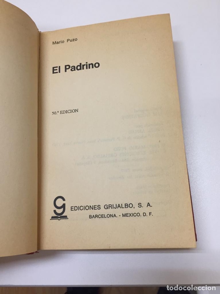 Libros: El padrino de Mario Puzo - Foto 2