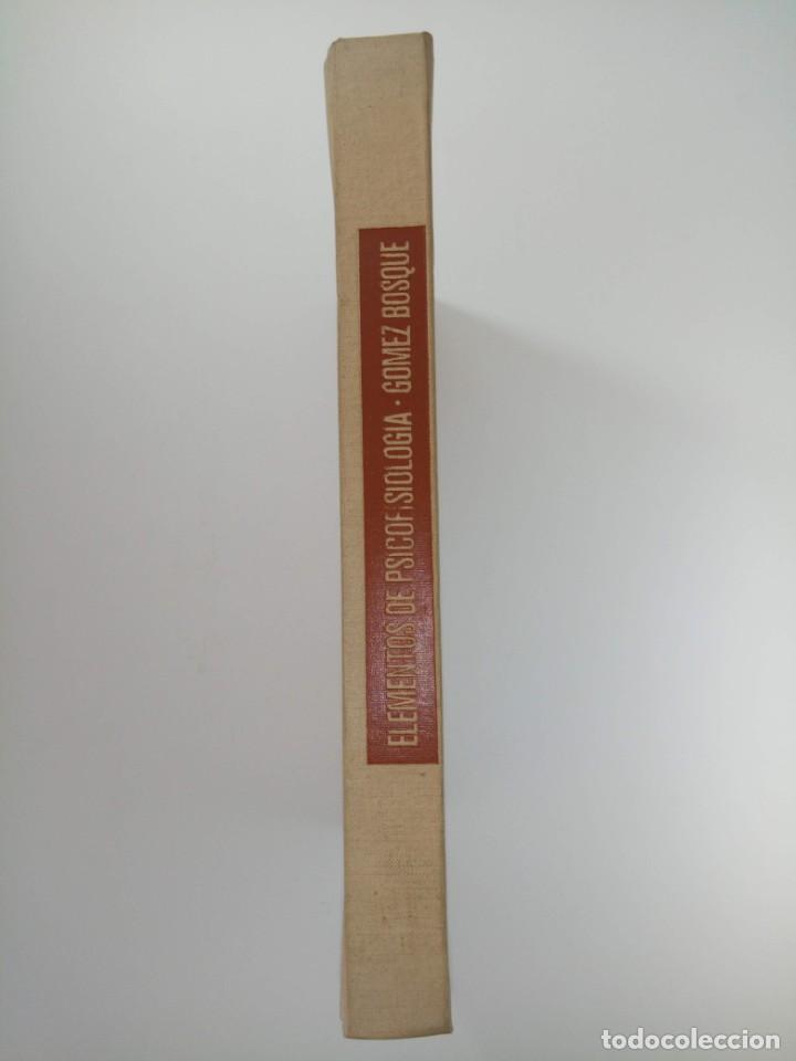 Libros: ELEMENTOS DE PSICOFISIOLOG&Iacute;A - PEDRO G&Oacute;MEZ BOSQUE - - Foto 2