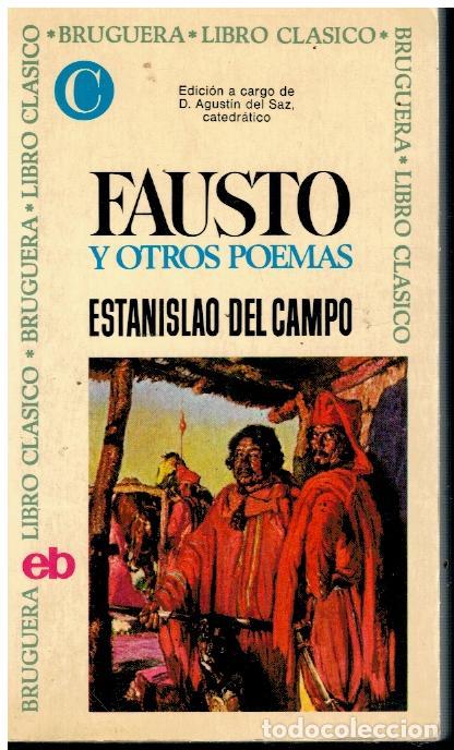 Libros: FAUSTO Y OTROS POEMAS. Edici&oacute;n de Agust&iacute;n del Saz. - Foto 1