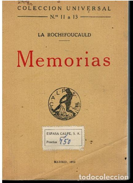Libros: MEMORIAS. Traducci&oacute;n de Cipriano Rivas Cherif. - Foto 1