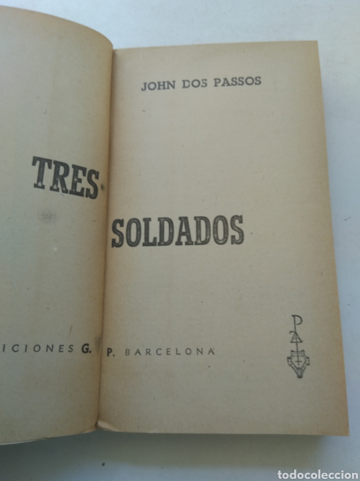 Libros: TRES SOLDADOS/JOHN DOS PASSOS - Foto 3