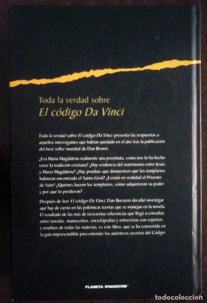 Libros: Toda la verdad sobre el c&oacute;digo Da Vinci (Dan Burstein) - Foto 2