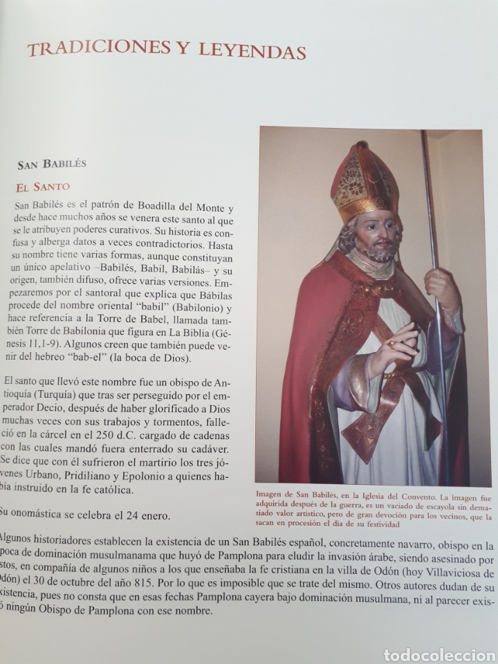 Libros: BOADILLA DEL MONTE. Hist&oacute;ria y Testimonios. PALOMA OLMEDO DEL ROSAL. 2007 - Foto 5