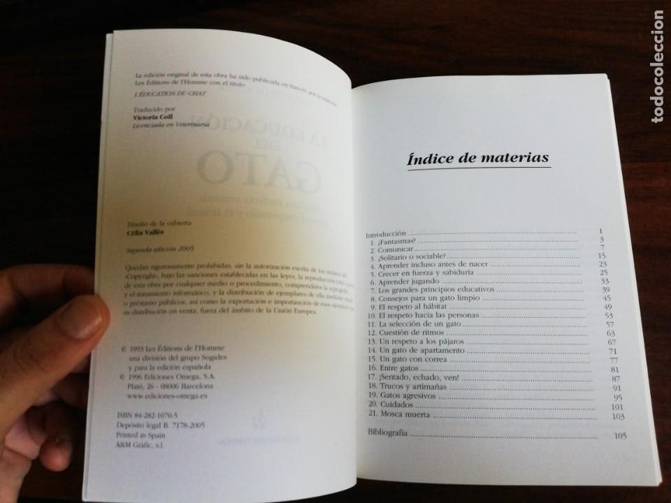 Libros: LA EDUCACI&Oacute;N DEL GATO. JO&Euml;L DEHASSE / COLETTE DE BUYSER - Foto 4