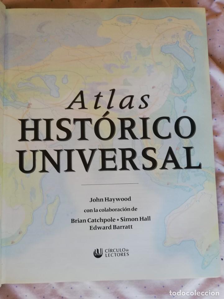 Libros: ATLAS HIST&Oacute;RICO UNIVERSAL C&Iacute;RCULO DE LECTORES - Foto 8