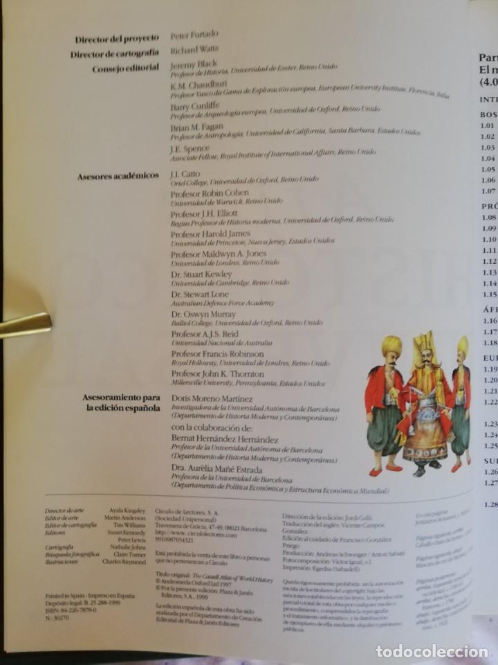Libros: ATLAS HIST&Oacute;RICO UNIVERSAL C&Iacute;RCULO DE LECTORES - Foto 9