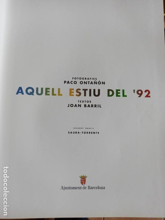 Libros: Aquell estiu del 92 a Barcelona - Foto 2
