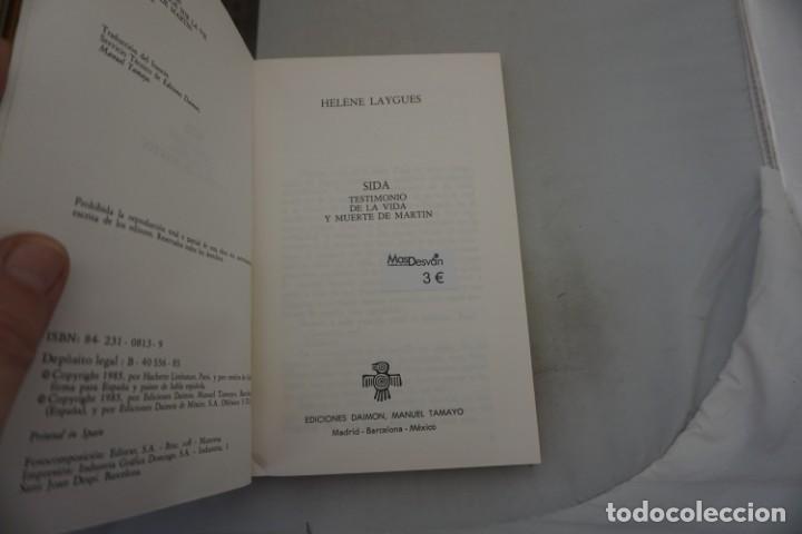 Libros: AR/2/ SIDA TESTIMONIO DE LA VIDA Y MUERTE DE MARTIN - HELENE LAYGUES / EDICIONES DAIMON - Foto 3