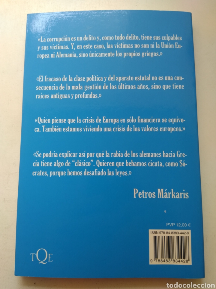 Libros: LA ESPADA DE DAMOCLES/PETROS MARKARIS - Foto 2