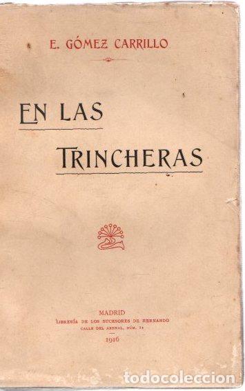 Libros: En las trincheras - G&oacute;mez Carrillo, E. - Foto 1