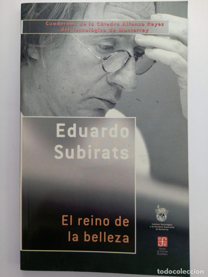 Libros: EL REINO DE LA BELLEZA - EDUARDO SUBIRATS - Foto 1