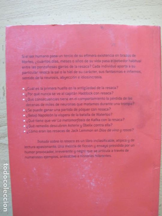 Libros: TRATADO SOBRE LA RESACA.- JUAN BAS.- EDICIONES TEMAS DE HOY. 2003 - Foto 2