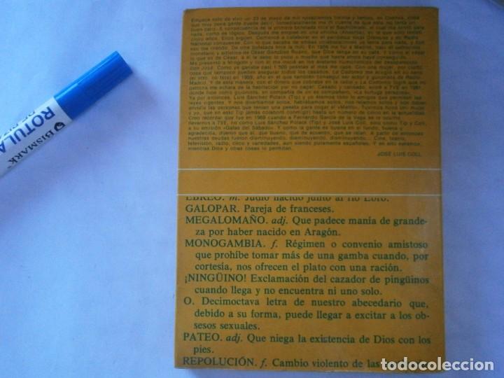Libros: JOSE LUIS COLL EL DICCIONARIO DEL COLL - Foto 2
