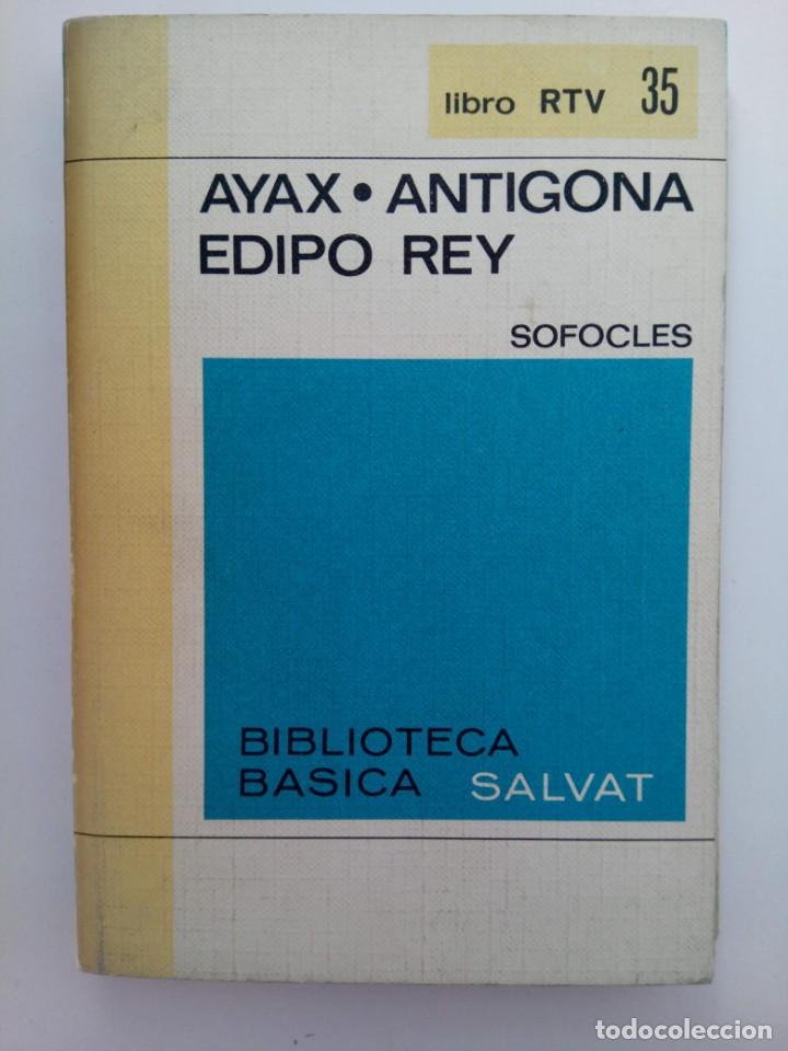 Libros: AYAX - ANTIGONA EDIPO REY - S&Oacute;FOCLES - BIBLIOTECA B&Aacute;SICA SALVAT. - Foto 1