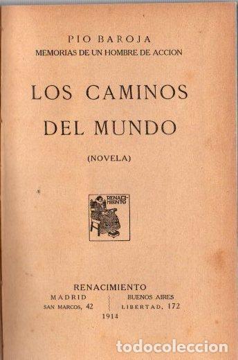 Libros: Los caminos del mundo - Baroja, P&iacute;o - Foto 1