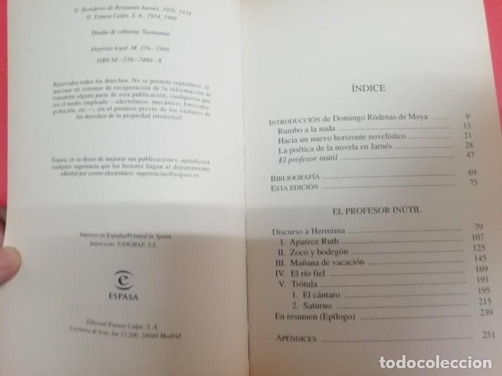 Libros: El profesor in&uacute;til. Benjam&iacute;n Jarn&eacute;s. Ed Austral 1999 - Foto 2