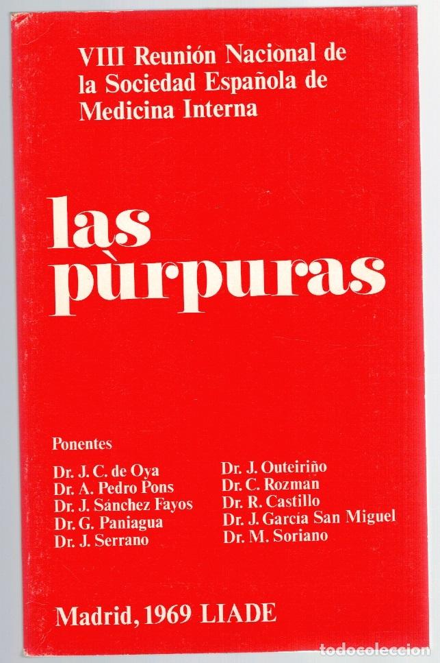 B&uuml;cher: LAS P&Uacute;RPURAS. VIII Reuni&oacute;n Nacional de la Sociedad Espa&ntilde;ola de Medicina Interna - VV.AA.