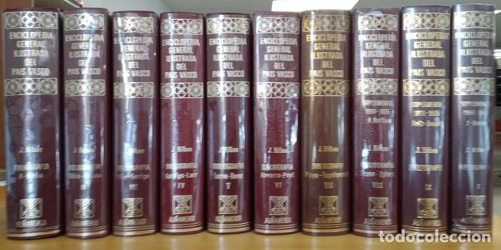 Libros: Enciclopedia General Ilustrada del Pa&iacute;s Vasco. 10 tomos, completa - Bilbao, J.