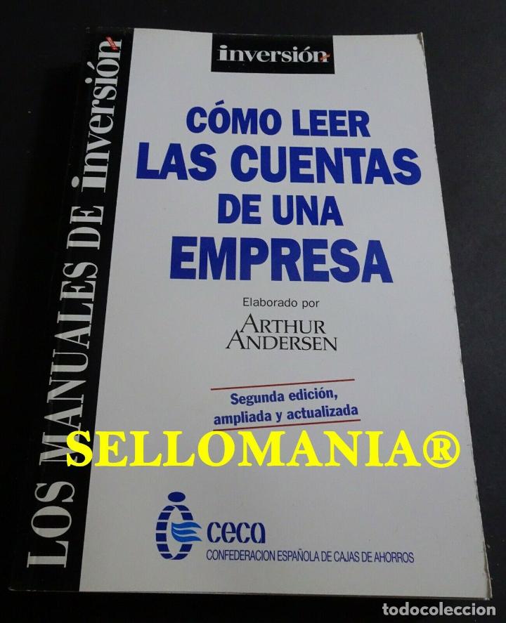 Libros: COMO LEER LAS CUENTAS DE UNA EMPRESA ARTHUR ANDERSEN INVERSION 1998 TC23773 A6C3 - Foto 1