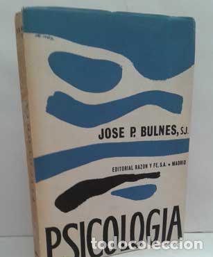 Libros: PSICOLOG&Iacute;A - BULNES, JOSE P. - Foto 1
