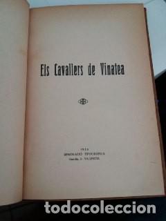 Libros: Els Cavallers de Vinatea. - BAYARRI, J. M.&ordf;: - Foto 2