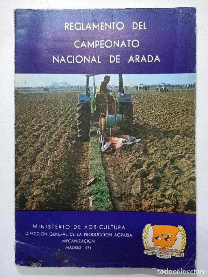 Libros: Reglamento del campeonato nacional de arada / VV.AA. - Foto 1