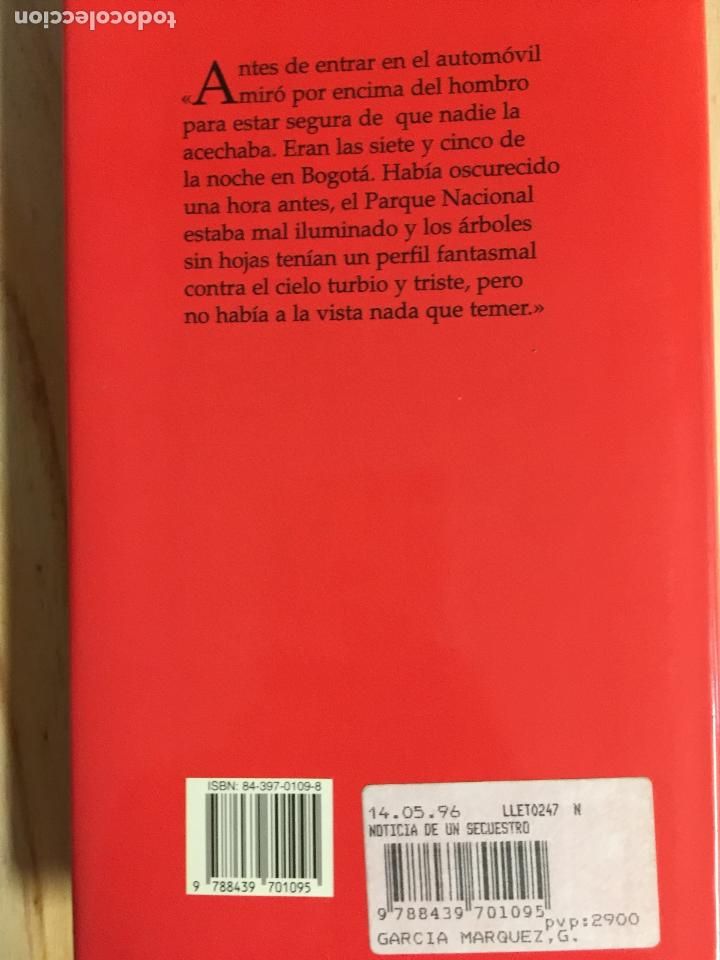 Libros: Noticia de un secuestro - Gabriel garcia marquez - Foto 4