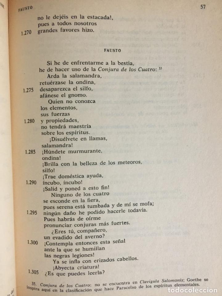 Libros: Fausto - J. W. Goethe - Foto 3