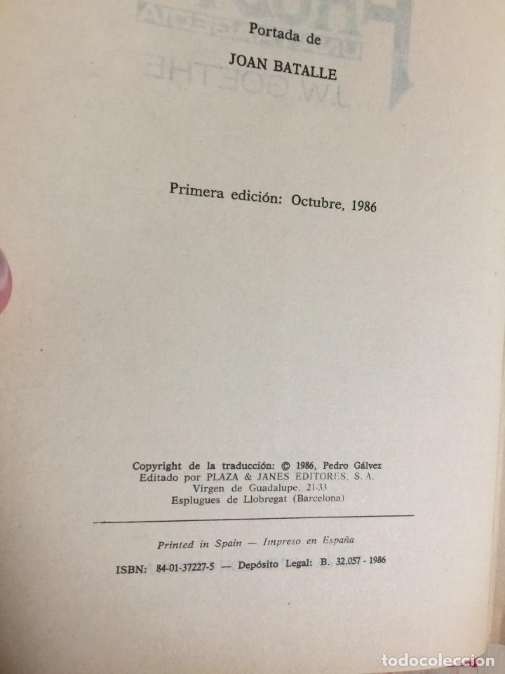 Libros: Fausto - J. W. Goethe - Foto 5