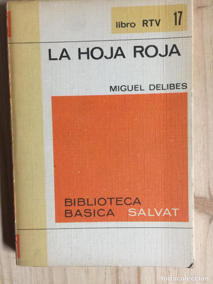Libros: La hoja roja - Miguel Delibes - Foto 1